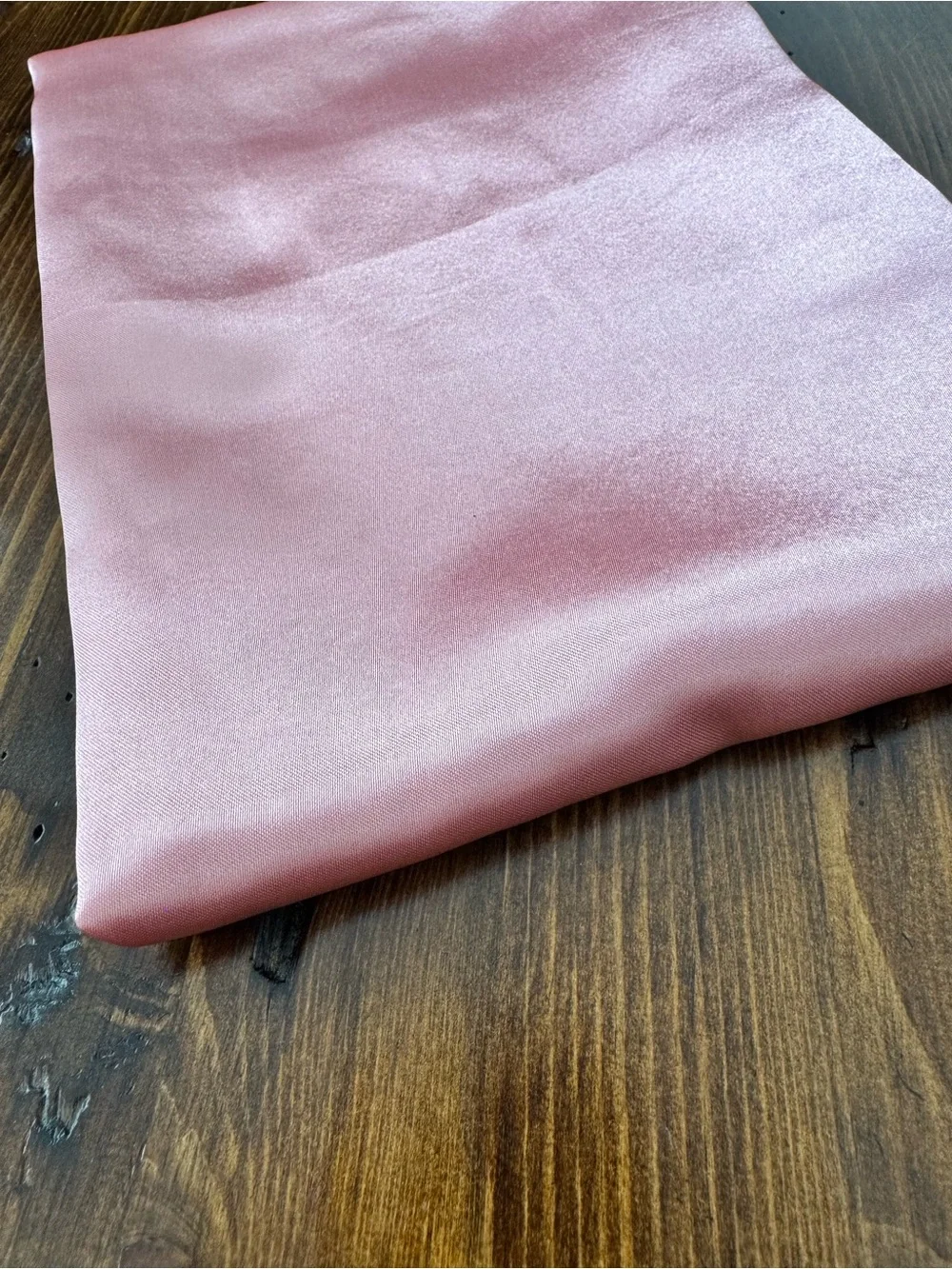 Satin Pink Pillowcase - Luxury Satin Pillow Cover